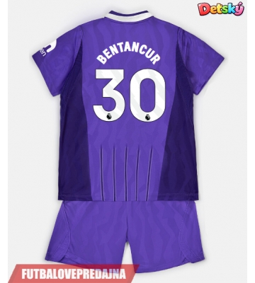 Lacne Dětský Futbalové dres Tottenham Hotspur Rodrigo Bentancur #30 2026-27 Krátky Rukáv - Tretina (+ trenírky)
